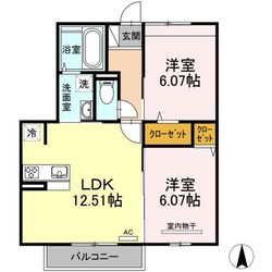 プリマベーラ桜岡公園の物件間取画像